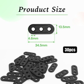 30 Stück Zeltleinenspanner aus Kunststoff, einsteller 3-Loch Schnurspanner, Wind Seil Schnalle für Outdoor Aktivitäten, Zeltzubehör für Camping, Wandern und Picknick, Leicht und Langlebig