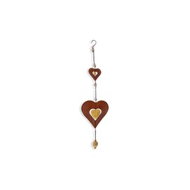 Rust decoration for your house entrance, garden or balcony, decorative heart pendant, a touch of vintage decoration, stylish garden decoration, eye-catcher on the front door, country house style in no