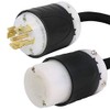 NEMA L21-20P to L15-20R Plug Adapter - 1 Foot, 20A,