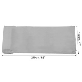 PATIKIL 210x120cm Sleeping Bag Liner Soft Lightweight Travel Camping Seat Sleep Sack Compact Sleeping Bag with Carry Bag for Adults Camping Travel Hotel Light Grey