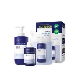 Scalp Lab Cool Salt Scaling Shampoo 500g + Refill 500g + Free 100g Special Set (Online Exclusive) / 두피랩 쿨 솔트 스케일링 샴푸 500g+리필 500g+증정 100g 기획세트 (온라인 단독)