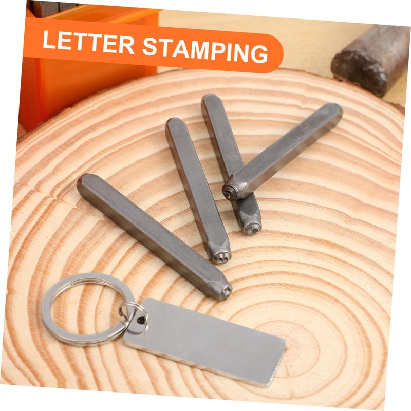 DOITOOL 1 Set Metal Stamping Kit Letter and Number Punch