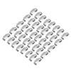 40pcs Wig Clip Set Stainless Steel DIY 9 Teeth Snap