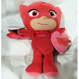 Just Play Owlette PJ Masks 8 inch Mini Plush Holding A Heart Pillow by Just Play