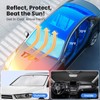 Magnelex Car Windshield Sunshade | Advanced Light-Blocking Protection | Foldable