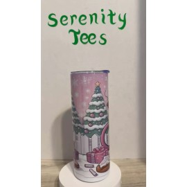 Handmade Snoopy Christmas 20oz Tumbler