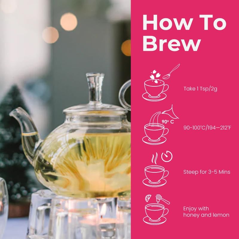 BLUE TEA - Pink Lotus Flower Tea - 1.40 Oz