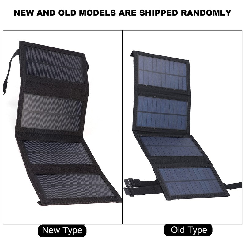 20W Portable Solar Panel, Foldable USB Solar Panel, IP65 Waterproof