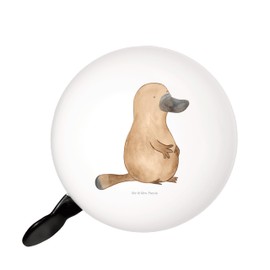 Mr. & Mrs. Panda XL Bicycle Bell Platypus Courage - Gift, Sound, Sea, World Travel, Office, Bicycle Bell, Sea Animals, Large