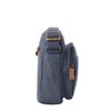 TRP0235 Troop London Classic Canvas Across Body Bag - Charcoal
