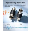 SEYUGOPTI 2 Pack Gold Plated RCA Male to Male Barrel