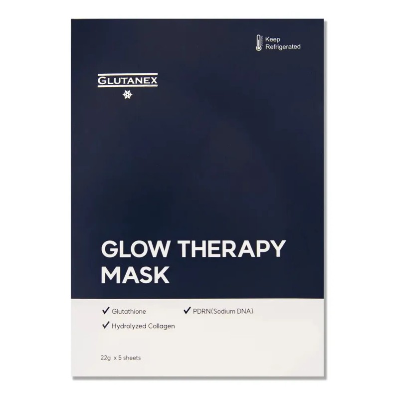 Glutanex Glow Therapy Mask Mascarilla Facial 5 Mascarillas