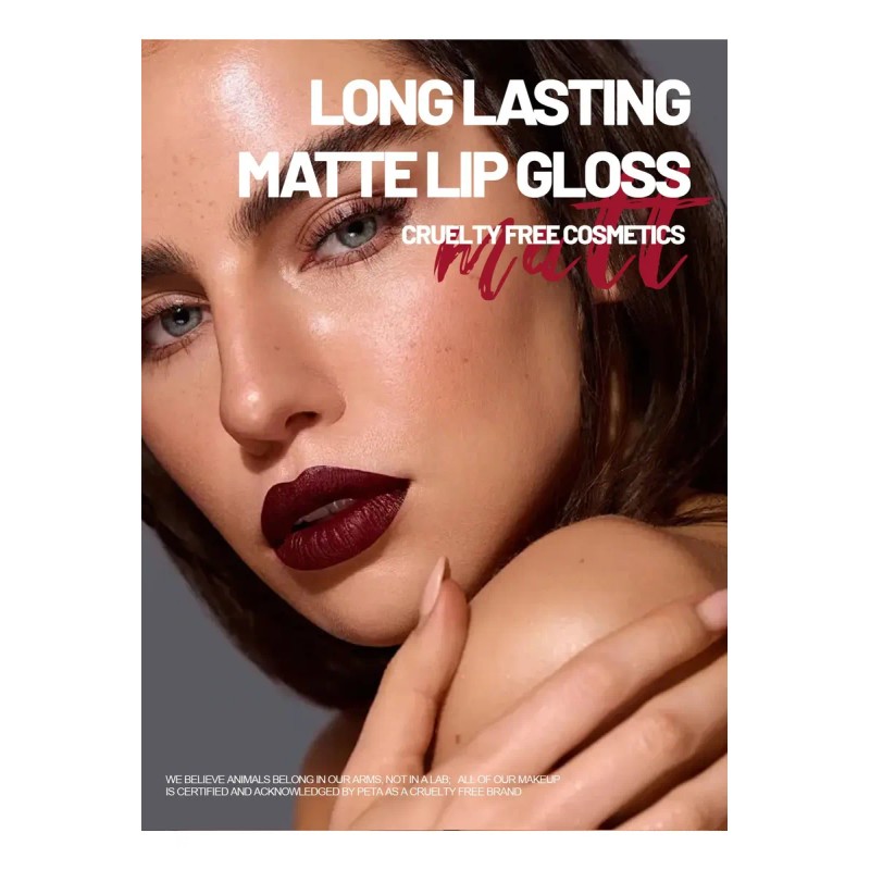 Set De 8 Labiales Mate De Larga Duración Pintalabio Regalo