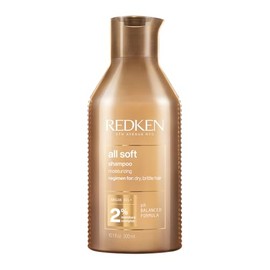 REDKEN- Shampoo All Soft |Shampoo hidratante para cabello seco y quebradizo | Proporciona hidratación profunda desde la raíz hasta la puntas |Formulado con Aceite de Argán| 300ml