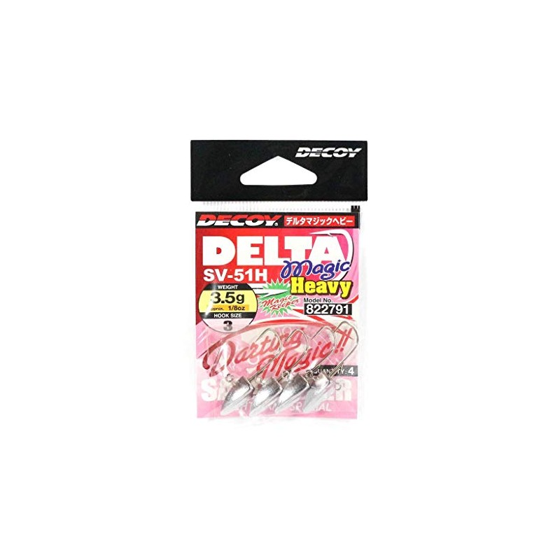 Katsuichi Decoy SV-51H Delta Magic Heavy #3-3.5g (1/8oz)