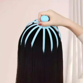 360도 롤러 두피 마사지기 문어발형 머리 안마기구 qoz3+4KAi 360 Degree Roller Scalp Massager Octopus Shaped Head Massage Device