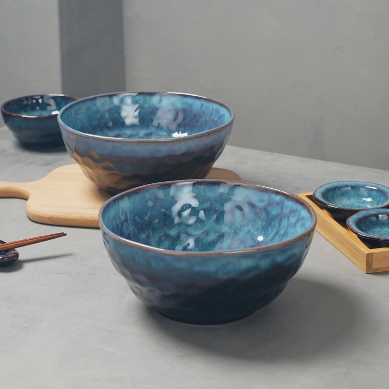 STE-CER 60 oz Large Ceramic Soup Bowl,8.2 Inch Stoneware Serving