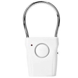 Door Handle Alarm, 120dB Touch Alarm, Vibration Triggered Entrance Alarm, Door Handle Detection Alarm, Window Burglary Alarm for Home Hotel Apartment Security