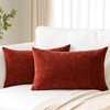 JOTOM Set of 2 Cushion Covers 30x50 cm Soft Chenille