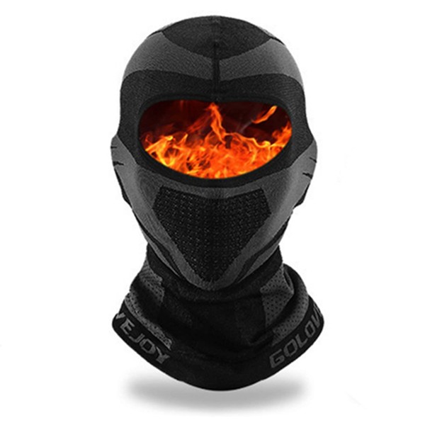 Zsling Ski Mask, Balaclava Winter Full Face Mask for Men and Women Cold Weather Gear -Skiing, Snowboarding, Motorcycle Riding Running Black