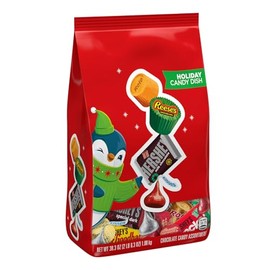 Chocolate Packaged Candy Assortment Stand Up Bag (HERSHEY'S Milk Chocolate KISSES, ROLO Creamy Caramels, REESE'S Milk Chocolate Peanut Butter Cup Miniatures, HERSHEY'S Miniatures Assortment), 38.3 oz.