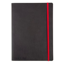 Black N' Red B5 Soft Cover Journal - Ruled with Numbered Pages