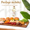 FoldTier Large Acacia Charcuterie Board with Handles 33 x 12