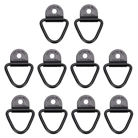 Sumnacon 10Pcs Heavy Duty V Ring Tie Down Anchor Cargo Lashing Rings Trailer Anchor Hook Truck-Bed Load Anchor for Trailers Trucks Vans Boat Rope