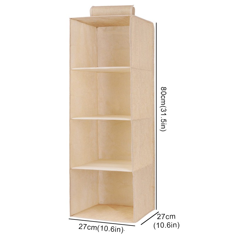 Wardrobe Hanging Storage Bag – Interlayer Drawer-Type Clothes Organizer for