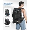 SWICKY Travel Laptop black backpack 50L ，carry on Flight Approved