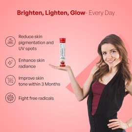 GRACEBERRY GRACEBERRY Glutathione Tablets for Glowing Skin Health | 100 Effervescent Tablets with L-Glutathione & Vitamin C | Sugar-Free Antioxidant & Supplement for Clear Skin | Strawberry (Pack of 5)