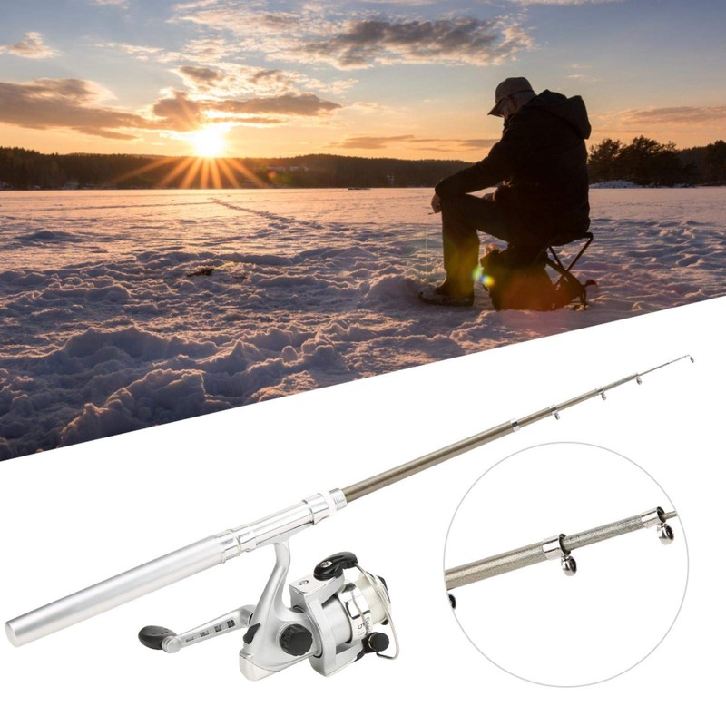 Eddwiin Pen Fishing Rod - Mini Pocket Fishing Rod, Travel