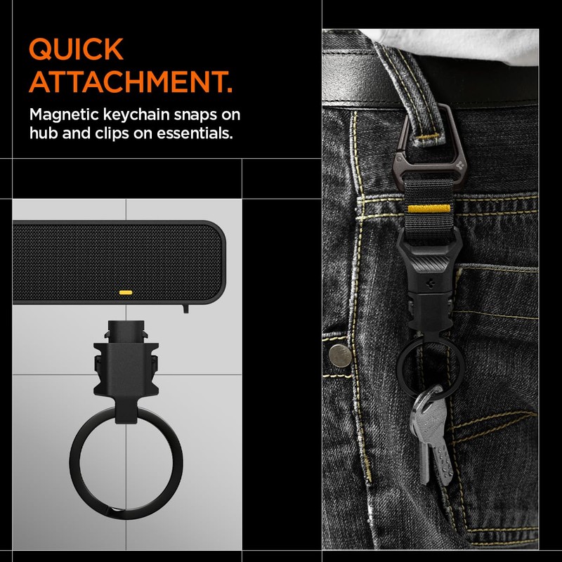 Spigen Life Key Holder Hub for wall and Carabiner with