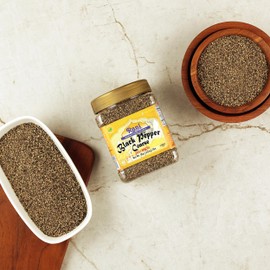 Rani Black Pepper Coarse Ground 28 Mesh (Table Grind) 16oz (1lb) 454g PET Jar ~ All Natural | Vegan | Gluten Friendly | NON-GMO | Kosher | Product of Vietnam
