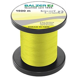 Balzer Iron Line 8x Strong Line 0.18 mm 1500 m Yellow