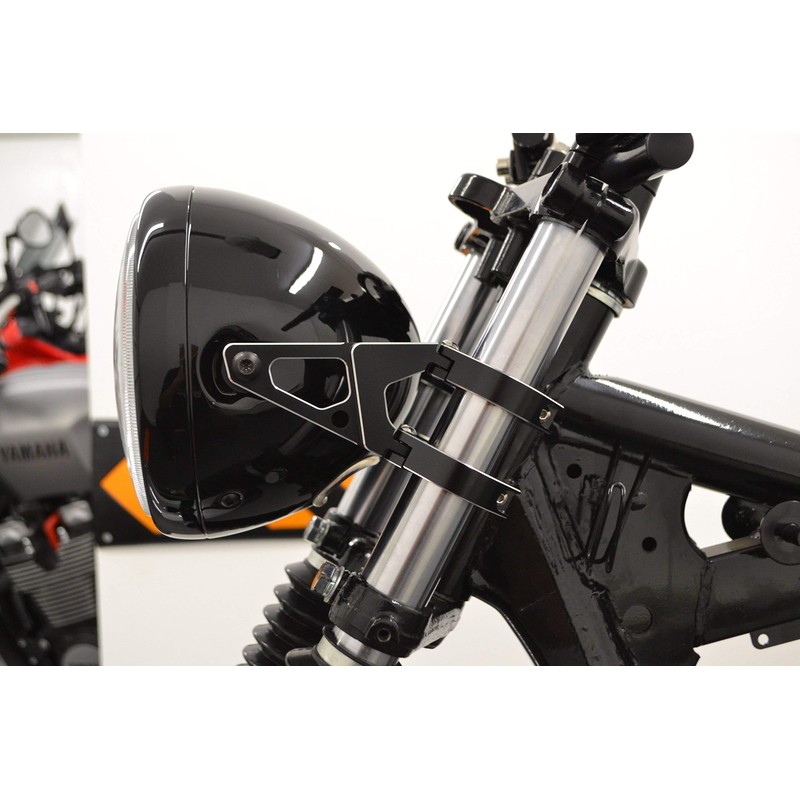 Alchemy Parts Motorcycle Headlight Clips Pair for 58-59 mm Fork