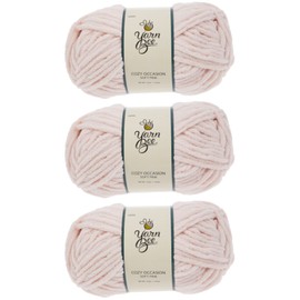 Yarn Bee Super Bulky Yarn for Crocheting & Knitting – Soft Yarn Skein – 101 Yards of 100% Polyester Yarn for Crocheting Blankets, Hats, & More – DIY Handcrafting Accessories, Set of 3