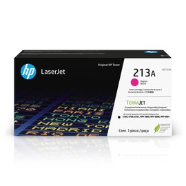 HP 213A Magenta Original LaserJet Toner Cartridge, W2133A. Works with HP LaserJet Enterprise 5700, 5800, 6700, 6701, 6800, 6801