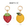 CATCH ON AirTag Case, Key Ring, Strawberry, Lemon, Cute, Strawberry,