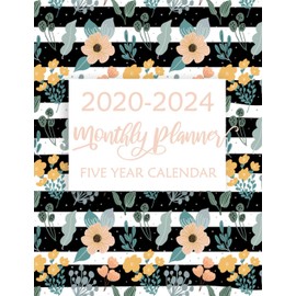 5-Year Calendar Planner, 2020-2024 Monthly: 60 Months Calendar, Monthly Schedule Organizer Planner For To Do List Academic Schedule Agenda Logbook, ... Organizer Journal with Federal Holidays