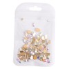 Healvian 100pcs Mixed Ab Crystal Flatback Rhinestones for Nail Home