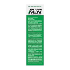 Tinte colorante en shampoo Just for men Fórmula Original castaño oscuro h-45