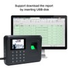 Intelligent Biometric Fingerprint Password Attendance Machine Employee Checking-in Recorder 2.4