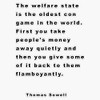 Thomas Sowell Quote Bumper Sticker Vinyl Decal 5 inches