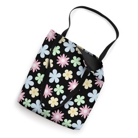 Cute Flowers Pattern N Colourful Aesthetic Summer Floral Tote Bag