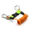 Ieron Tauch-Lanyard, Edelstahl-Federseil, einziehbares Seil für Tauchkameras, Tauchlicht, Unterwasser-Fotografieausrüstung, sicher