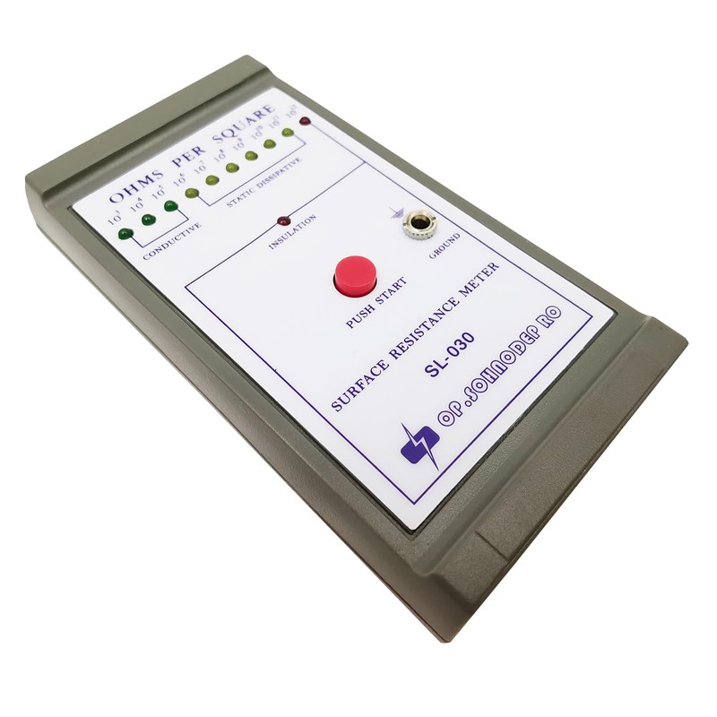 EQCOTWEA Portable ESD Electric Resistance Tester Surface Earth Resistivity Meter