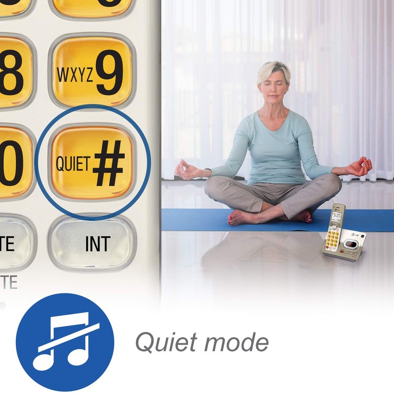 AT&T EL52513 5-Handset Cordless Phone with Answering System & XL