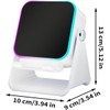 Induction Audio Speaker Stand Foldable Phone Bracket Speaker With Light