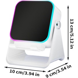 Induction Audio Speaker Stand Foldable Phone Bracket Speaker With Light